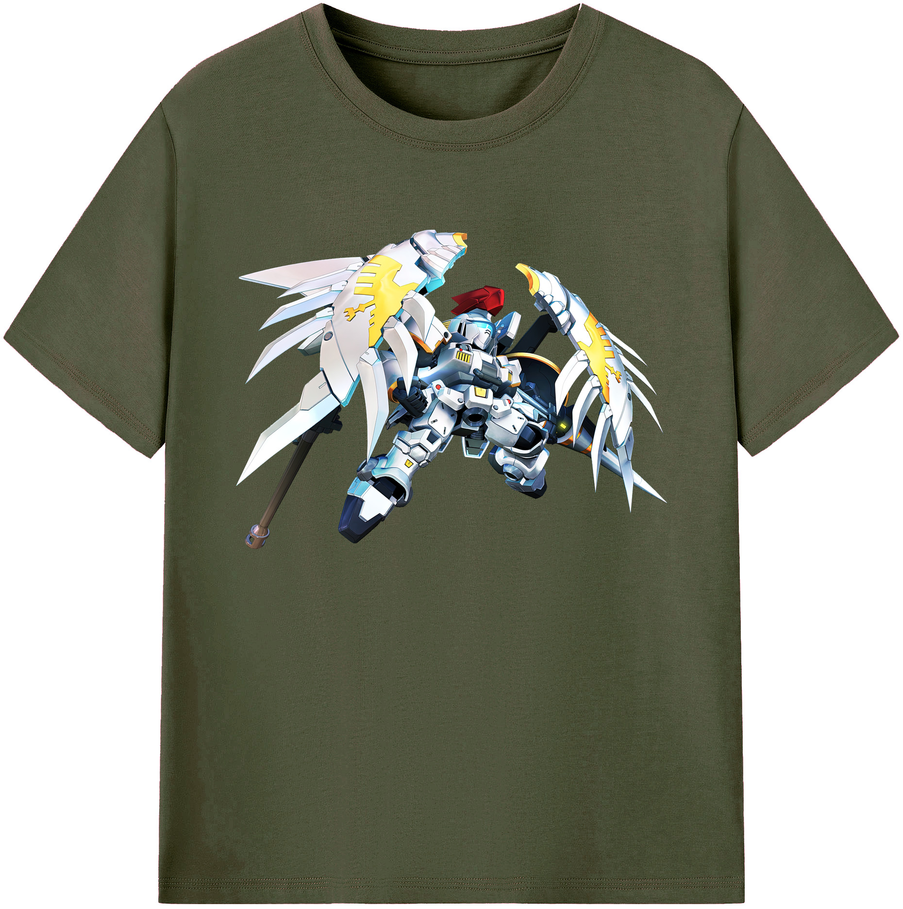 （画像用） 機動戦士ガンダム Mobile Suit Gundam 綿100％ メンズ半袖Tシャツ｜肌触りやわらか＆通気性